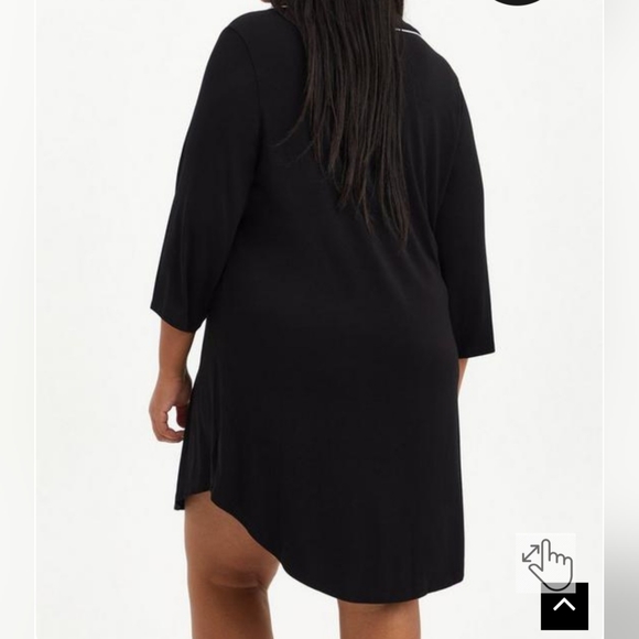 Super Soft Button Through Sleep Gown - Picture 4 of 5